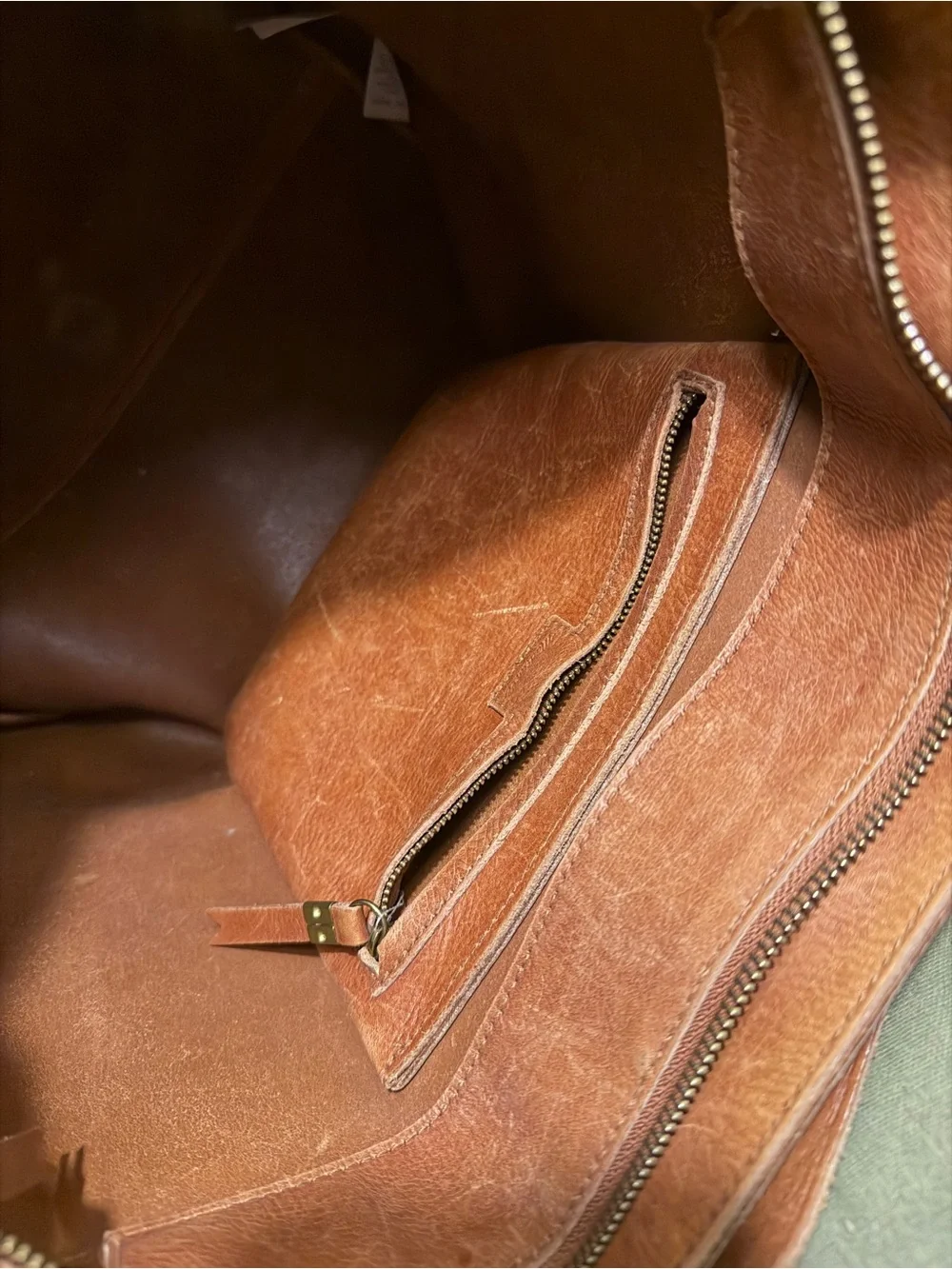 Madewell Zip Top Transport tote - Picture 8 of 10